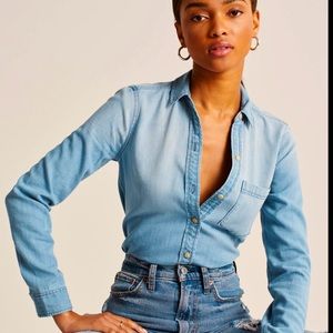 Denim Button Down Shirt